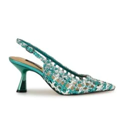 Nine West Madalene Woven Slingbacks