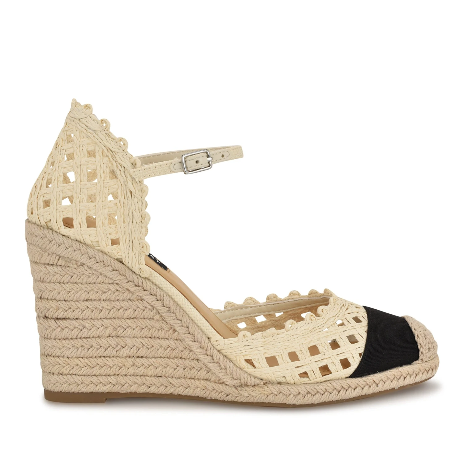 Nine West Mckinly Cap Toe Espadrille Wedges 3 Nine West Mckinly Cap Toe Espadrille Wedges
