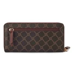 Lockup 9S Zip Around With Wristlet 8 Lockup 9S Zip Around With Wristlet -Nine West Shop GG1403146 BROWNLOGOMAHOGANY LOCKUP9SLGZIPARNDWRSTWLT BZ