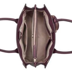 Magdalina Triple Compartment Shopper -Nine West Shop NGB574923 BOYSENBERRY MAGDALINA3COMPSHOPPER TZ