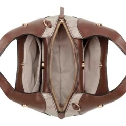 Eamon Top Handle Crossbody 8 Eamon Top Handle Crossbody -Nine West Shop NGG129173 BEIGELOGOMAHOGANYEAMONTOPHANDLECROSSBODY TZ