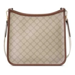 Nalini Crossbody -Nine West Shop NGG148304 BEIGELOGOMAHOGANYNALINICROSSBODY BZ