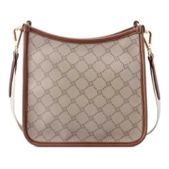 Nalini Small Crossbody 8 Nalini Small Crossbody -Nine West Shop NGG148377 BEIGELOGOMAHOGANYNALINISMALLCROSSBODY BZ