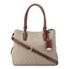 Lakelyn Carryall 1 Lakelyn Carryall -Nine West Shop NGG567109 BEIGELOGOMAHOGANYLAKELYN3COMPCARRYALL RZ