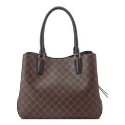 Lakelyn Triple Compartment Carryall -Nine West Shop NGG567109 BROWNBLACK LAKELYN3COMPCARRYALL BZ