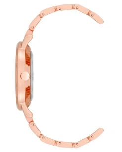 Chain Pattern Bracelet Watch 7 Chain Pattern Bracelet Watch -Nine West Shop NW 2928SVRG SIDE
