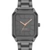 Rectangular Case Bracelet Watch -Nine West Shop NW 3003GYGY