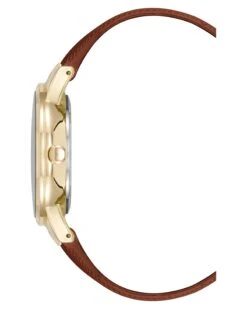 Saffiano Strap Watch 7 Saffiano Strap Watch -Nine West Shop NW 3080GPHY SIDE