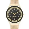 Mesh Bracelet Watch With Color Bezel -Nine West Shop NW 3088BKGB