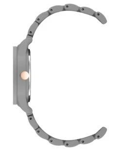 Mini Rubberized Bracelet Watch -Nine West Shop NW 3092GYGY SIDE