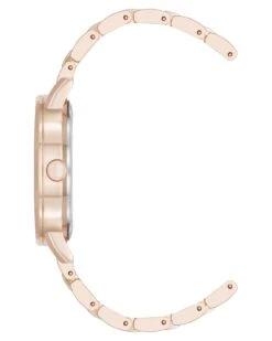 Patterned Dial Bracelet Watch -Nine West Shop NW 3098WTRG SIDE