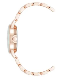 Textured Dial Bracelet Watch 7 Textured Dial Bracelet Watch -Nine West Shop NW 3228SVRG SIDE