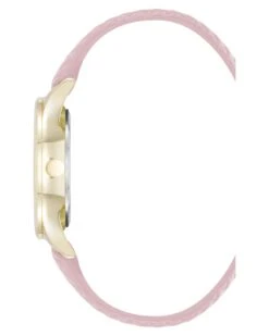 Chevron Pattern Strap Watch -Nine West Shop NW 3246GPPK SIDE