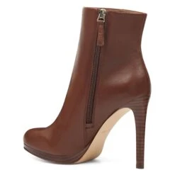 Nine West Quanette Platform Leather Booties -Nine West Shop PG.NWQUANETTE XBR08.AZ