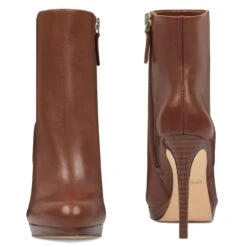 Nine West Quanette Platform Leather Booties -Nine West Shop PG.NWQUANETTE XBR08.FB