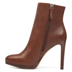Nine West Quanette Platform Leather Booties -Nine West Shop PG.NWQUANETTE XBR08.LZ