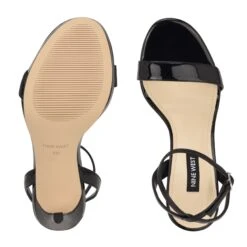 Nine West Loola Ankle Strap Sandals -Nine West Shop PG.WNLOOLA3 BLK01.TO