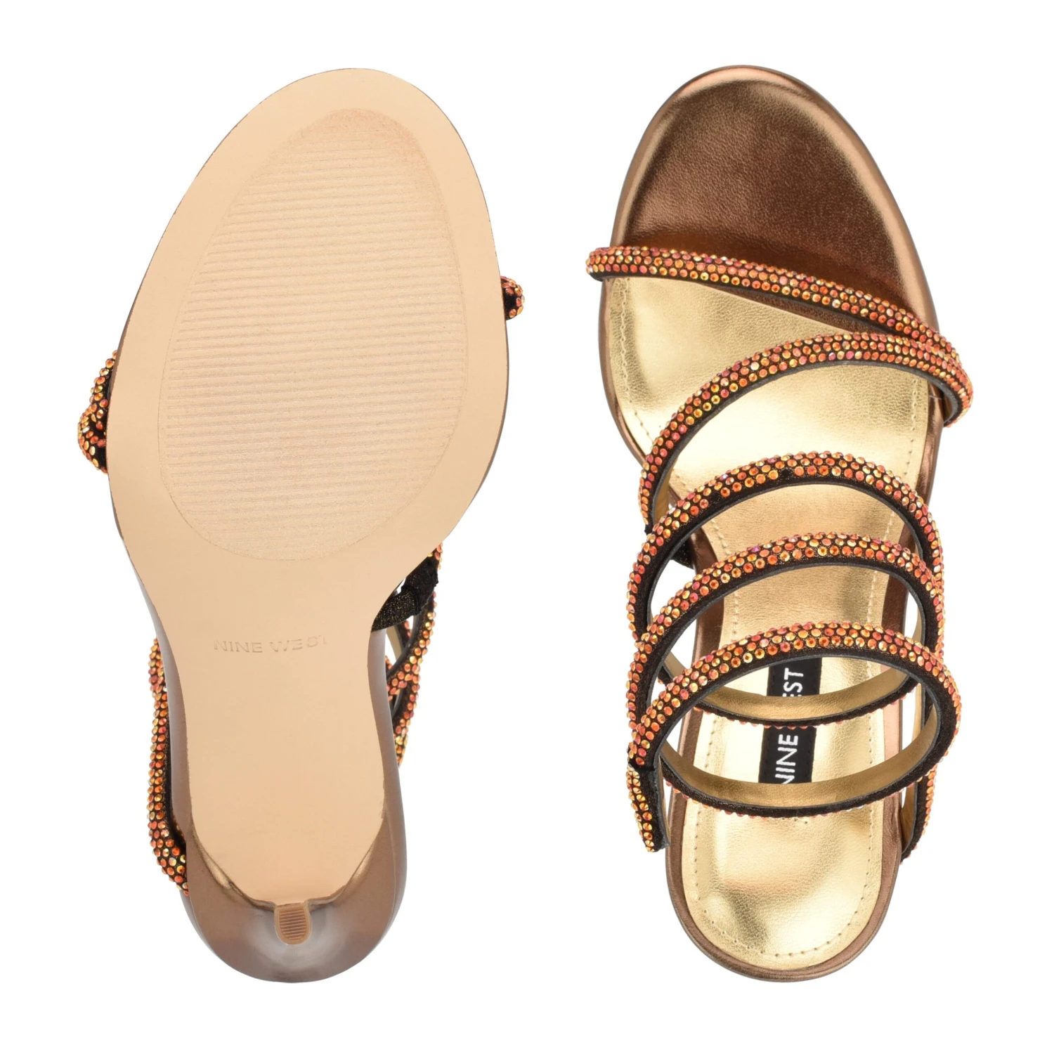 Nine West Maskil Ankle Wrap Heeled Sandals 7 Nine West Maskil Ankle Wrap Heeled Sandals - Image 5