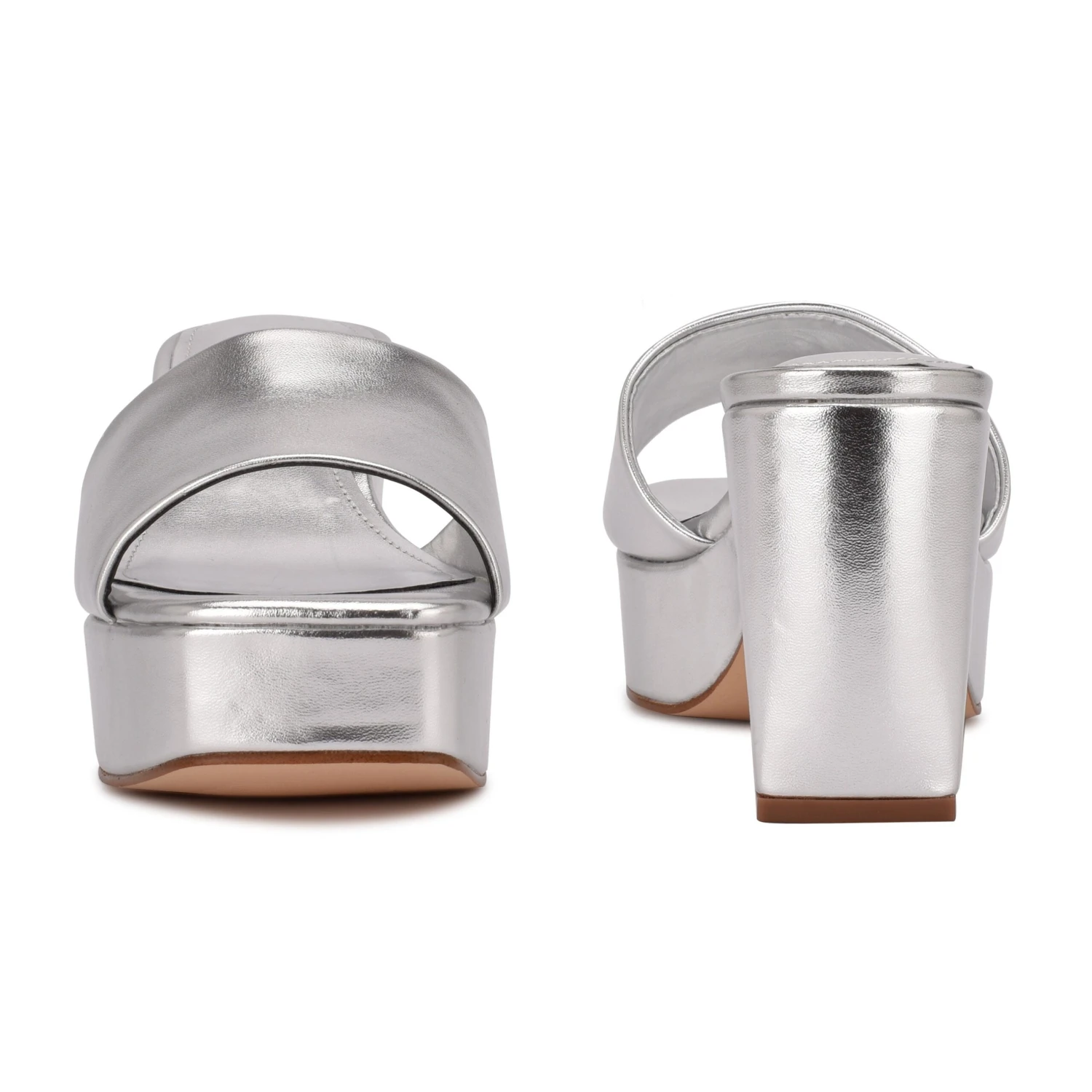 Nine West Oklee Platform Slide Sandals 5 Nine West Oklee Platform Slide Sandals - Image 4