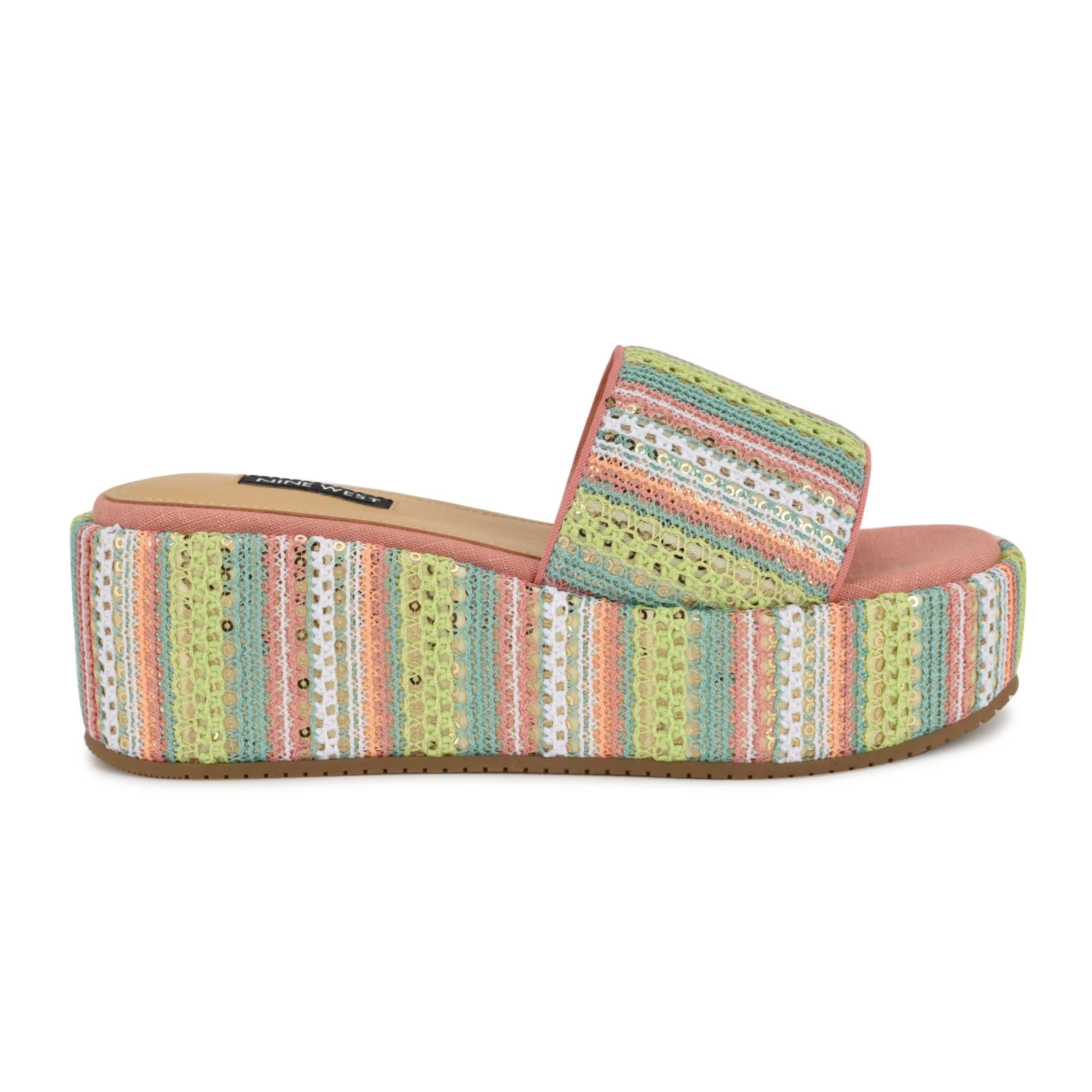 Nine West Copen Platform Slide Sandals 3 Nine West Copen Platform Slide Sandals