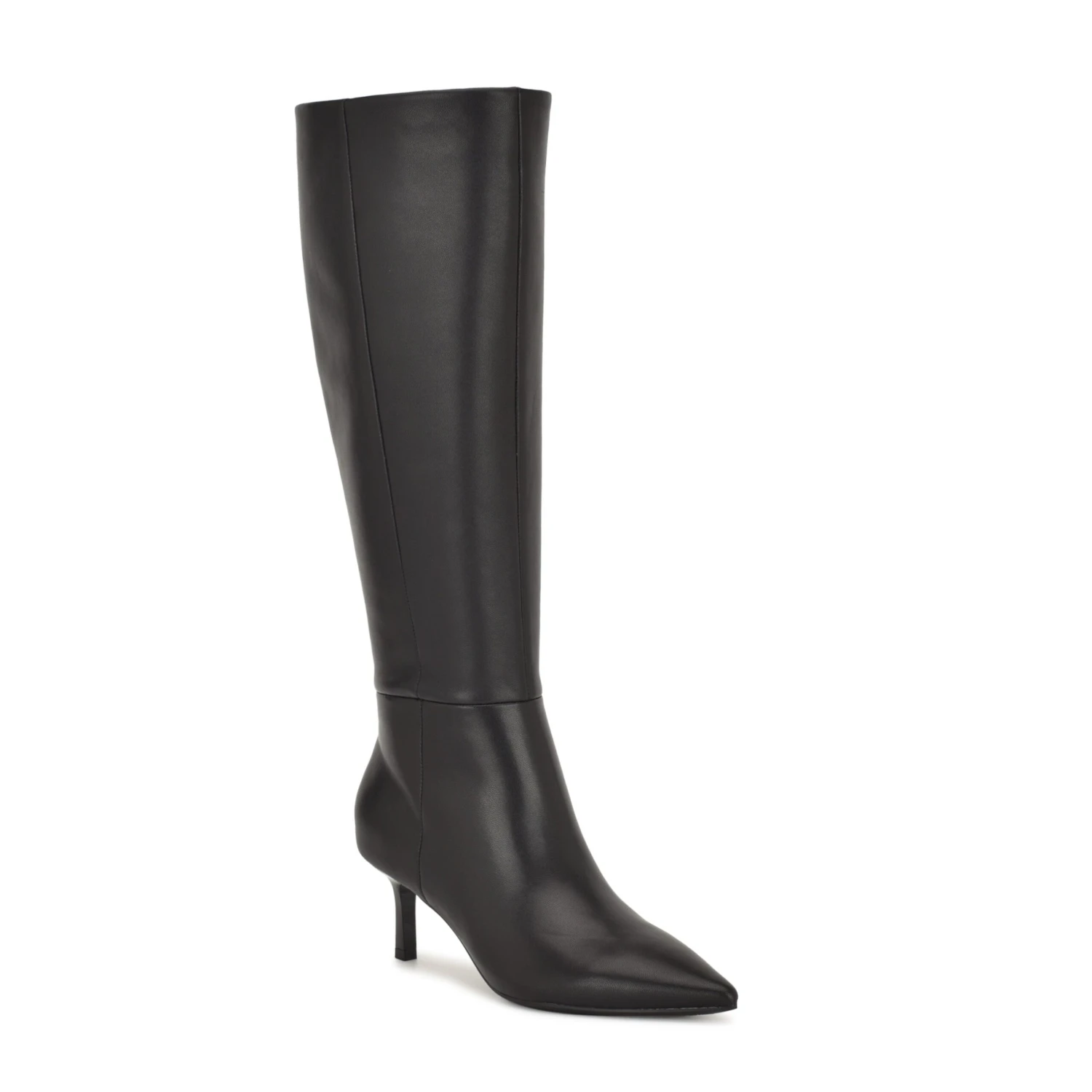 Nine West Kimdee 9X9 Knee High Wide Calf Leather Boots 4 Nine West Kimdee 9X9 Knee High Wide Calf Leather Boots - Image 2