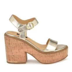 Nine West Amye Ankle Strap Wedge Sandals